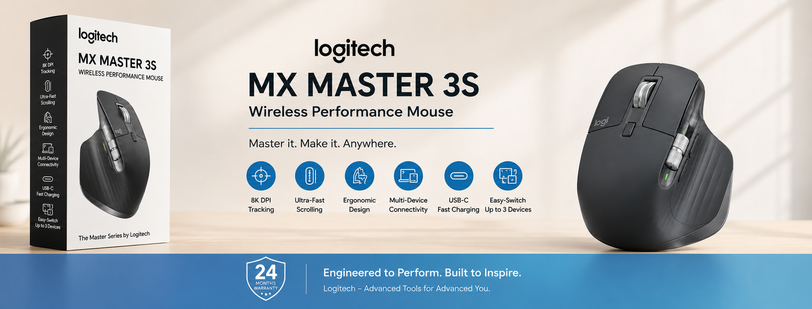Logitech MX Master 3S Banner