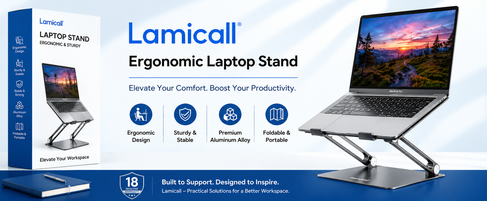 Lamicall Stand Banner