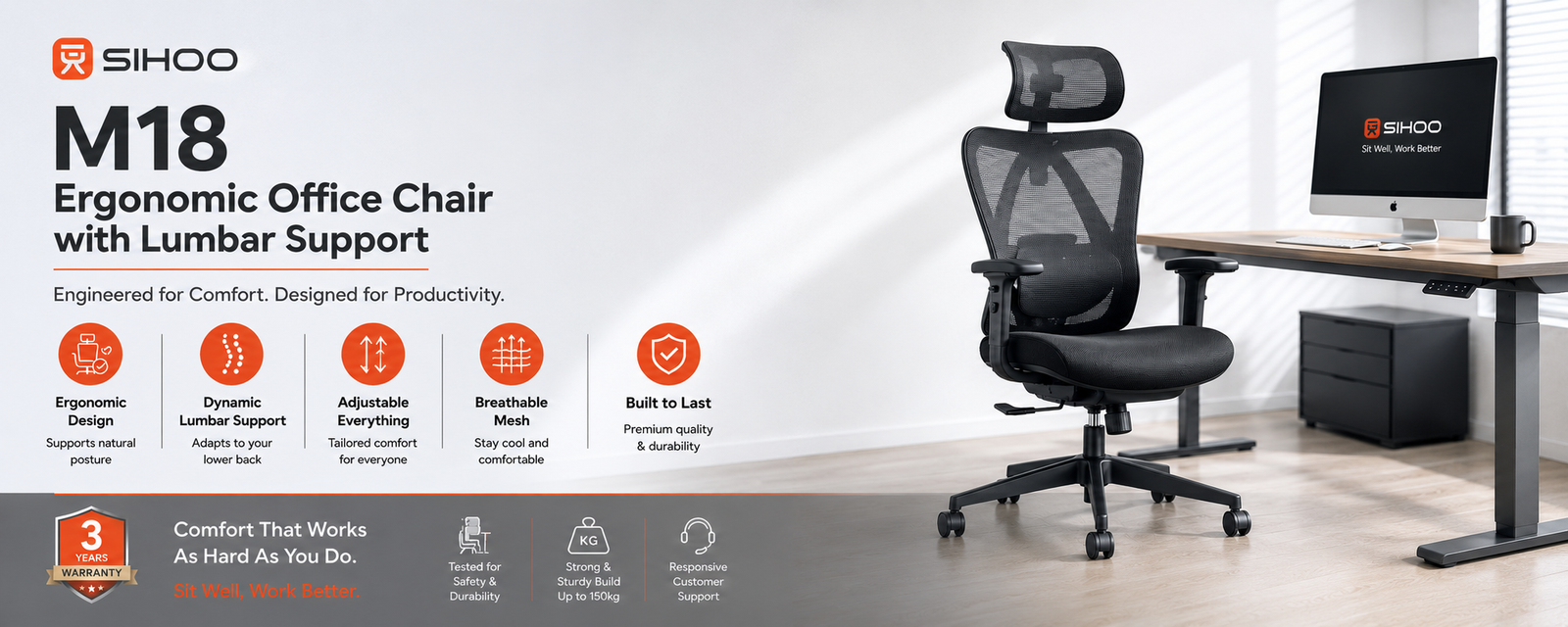 SIHOO Chair Banner