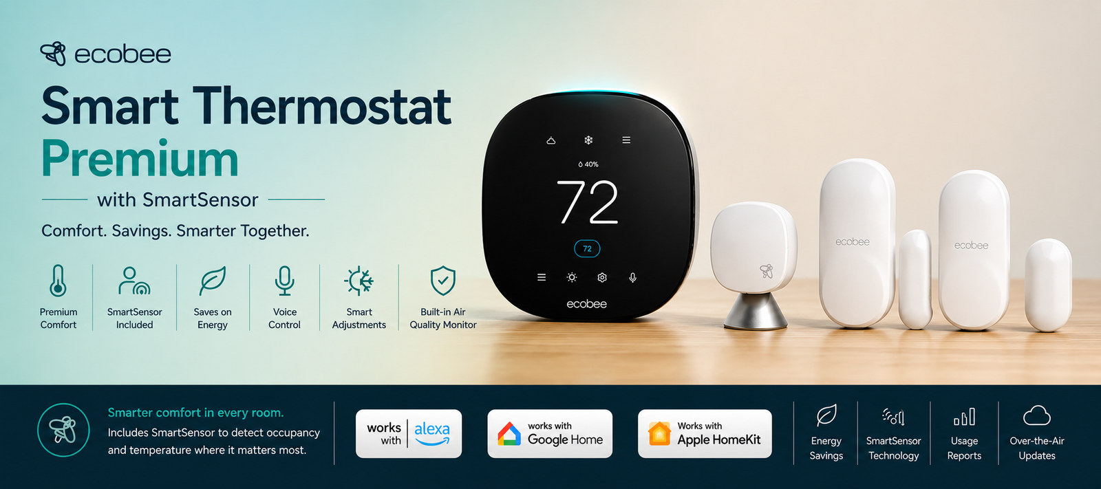 Ecobee Thermostat Premium Banner