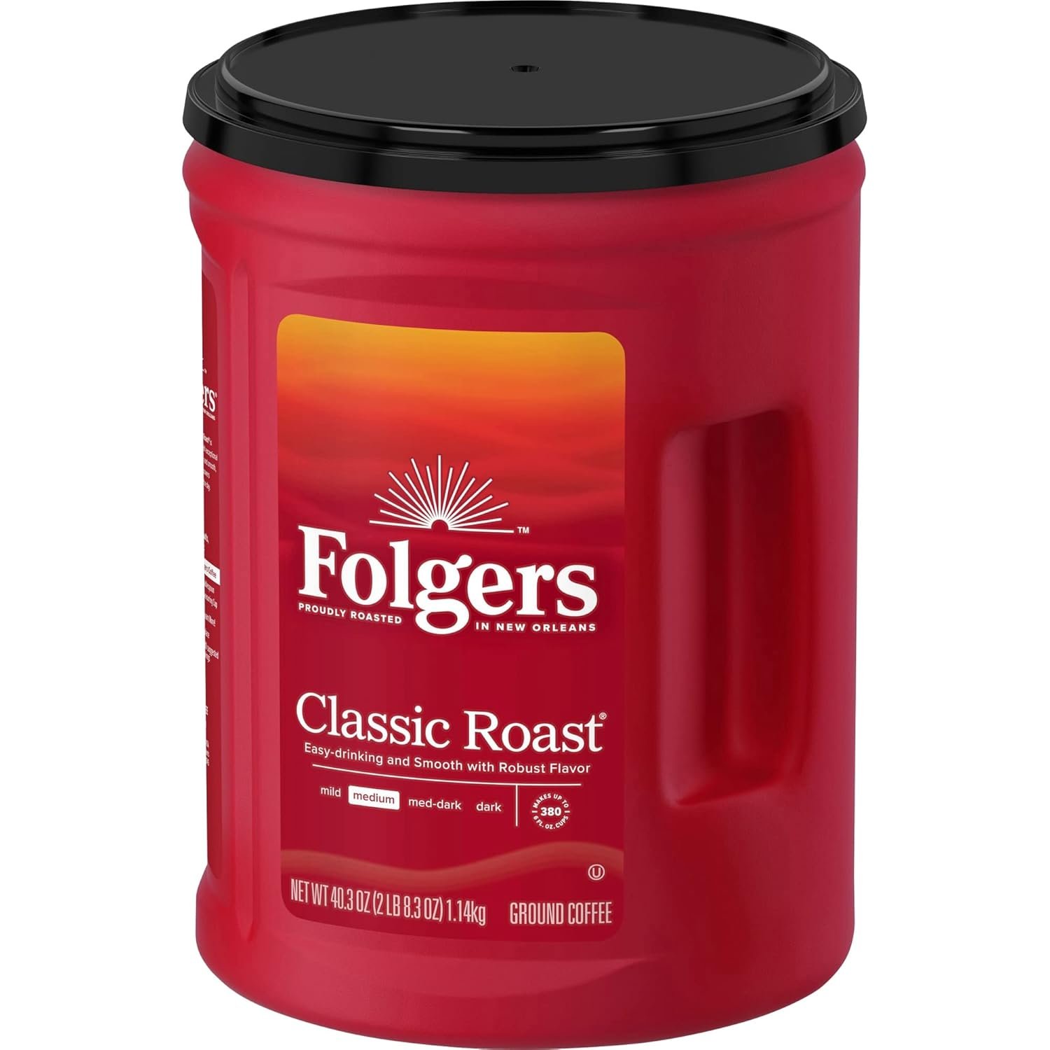 folgers classic medium roast coffee (43.5 oz canister)