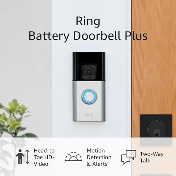 ring video doorbell plus with head to toe video