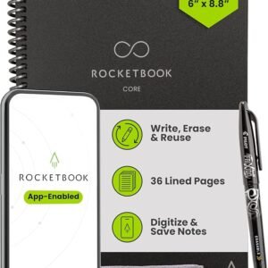 rocketbook core smart reusable notebook