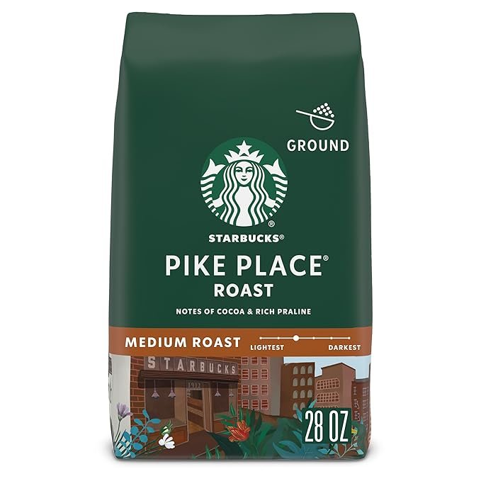 starbucks pike place roast medium roast coffee (28 oz)