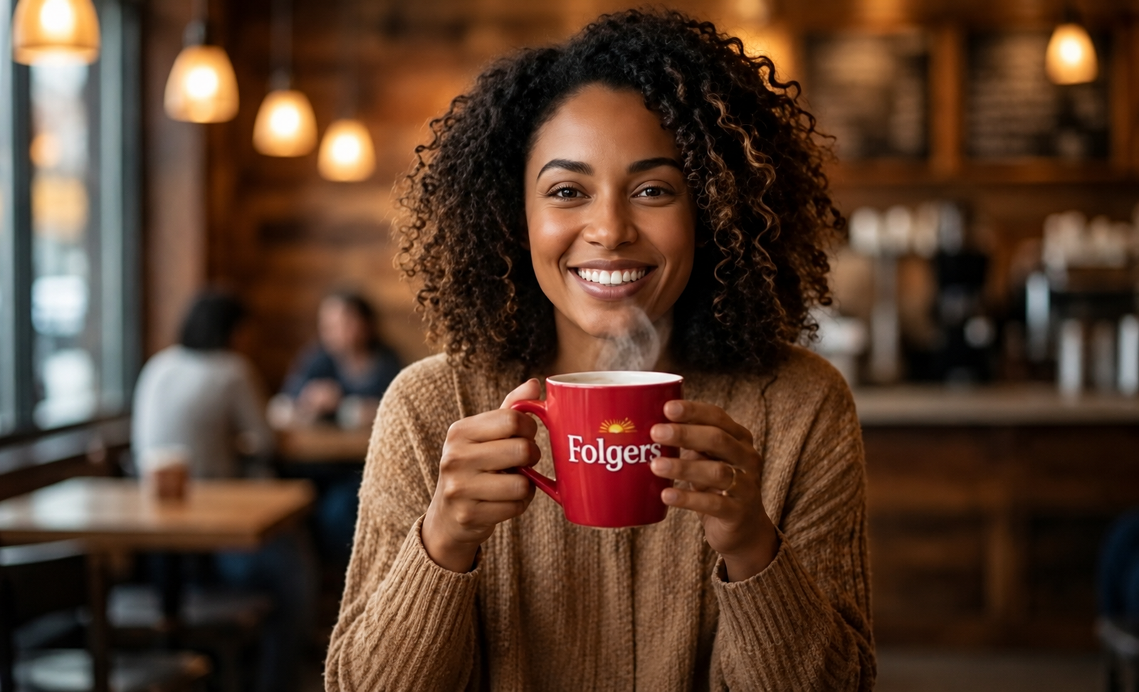 Folgers Brewing Card Image